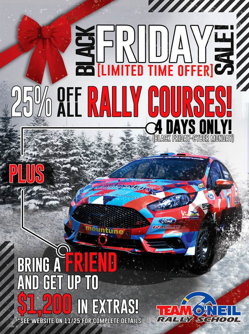 Illustration for article titled Team O'Neil Rally School Is 25% Off!
